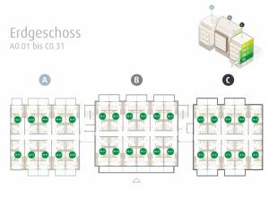 Erdgeschoss A0.01 bis C0.31